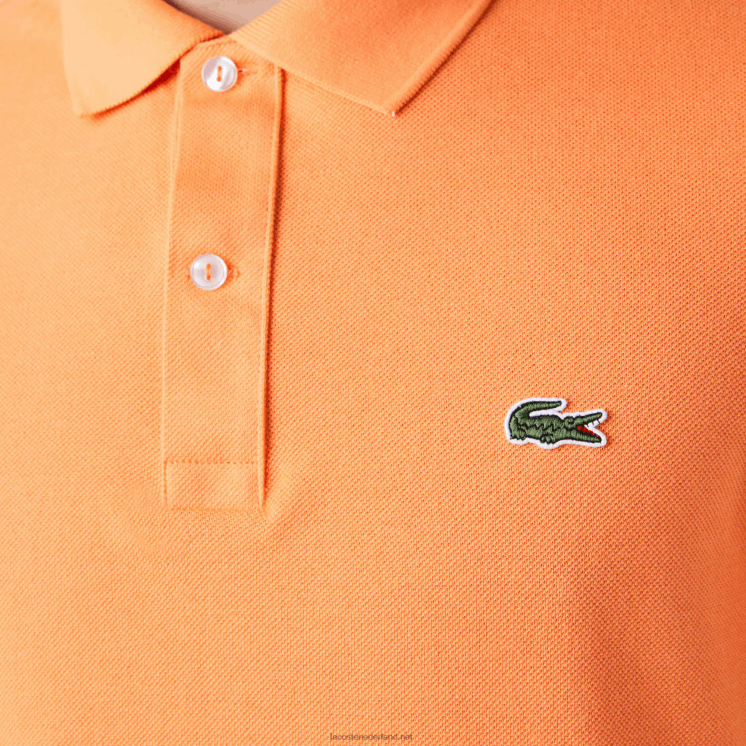 Lacoste originele l.12.12 slim fit polo 0828H943 oranje npb Heren