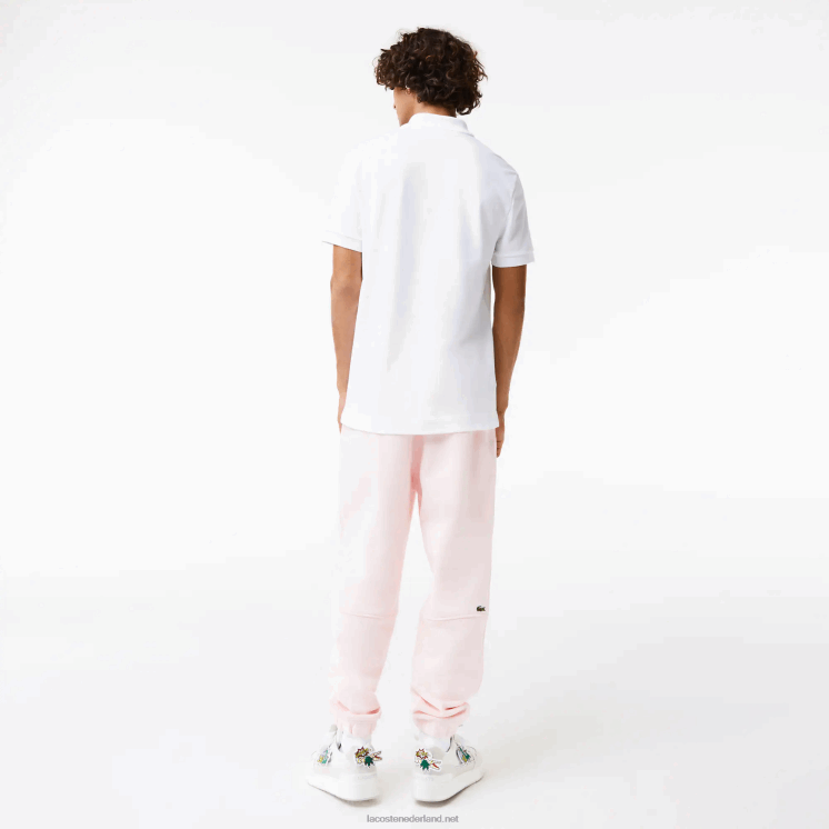Lacoste piqué polo van biologisch katoen 0828H575 wit 001 Heren