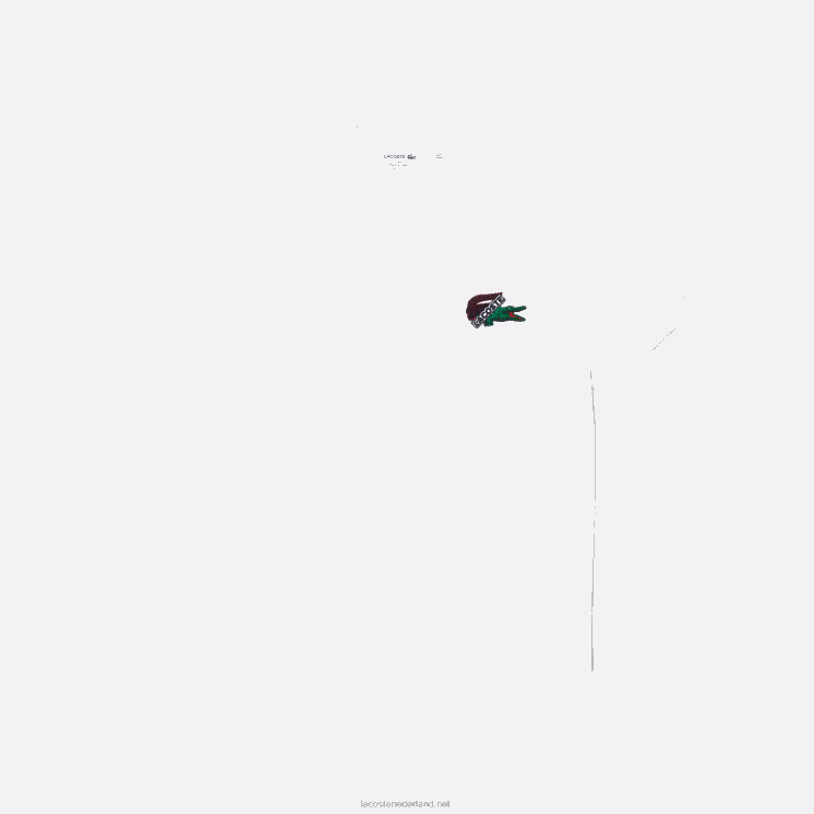 Lacoste piqué polo van biologisch katoen 0828H575 wit 001 Heren