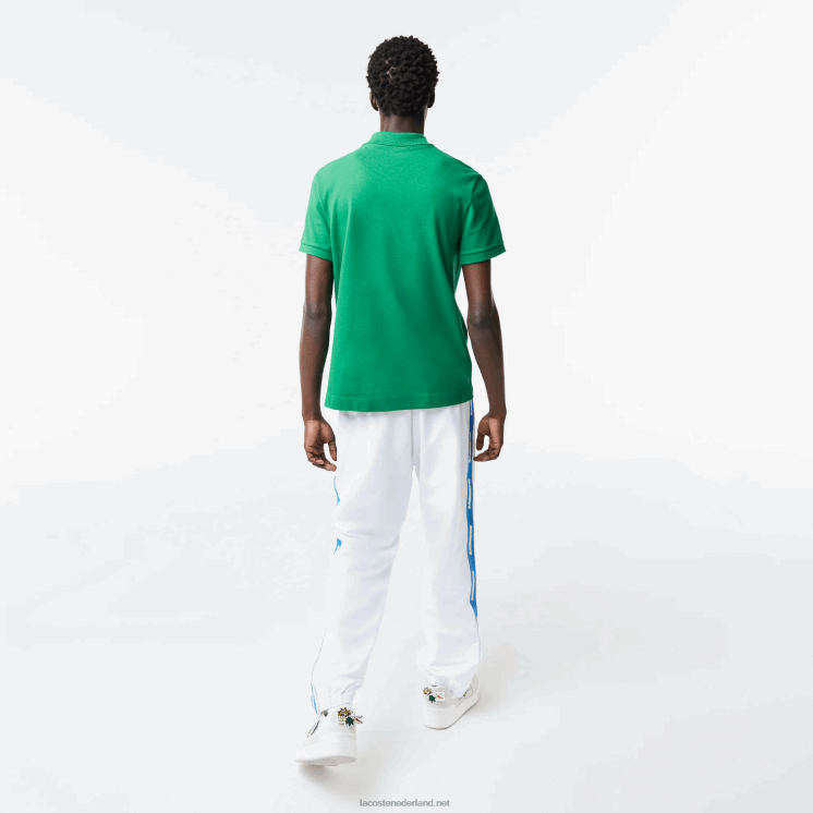 Lacoste piqué polo van biologisch katoen 0828H846 groene lm Heren