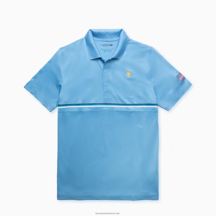 Lacoste presidents cup sportpolo 0828H1216 marineblauw wit a75 Heren