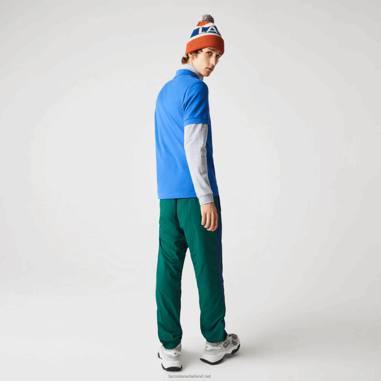 Lacoste regular fit krokodillenpolo van biologisch katoen 0828H844 blauwe qpt Heren