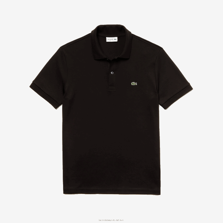 Lacoste regular-fit polo van pimakatoen 0828H807 zwart 031 Heren