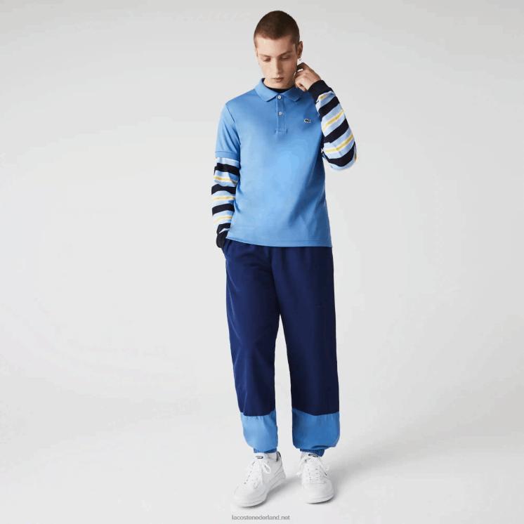 Lacoste regular-fit polo van pimakatoen 0828H928 blauw 776 Heren