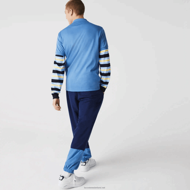 Lacoste regular-fit polo van pimakatoen 0828H928 blauw 776 Heren