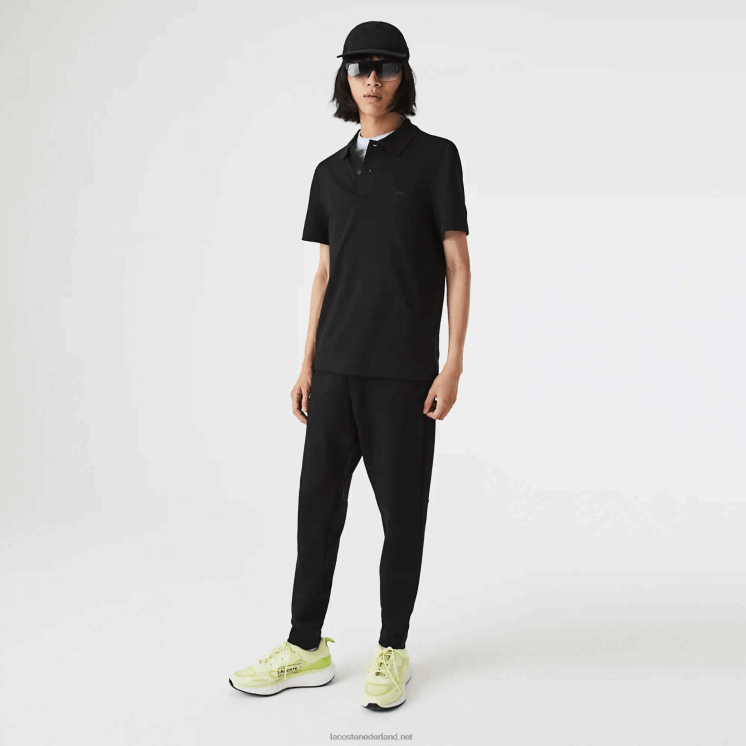 Lacoste slim fit piqué polo van biologisch stretchkatoen 0828H598 zwart 031 Heren