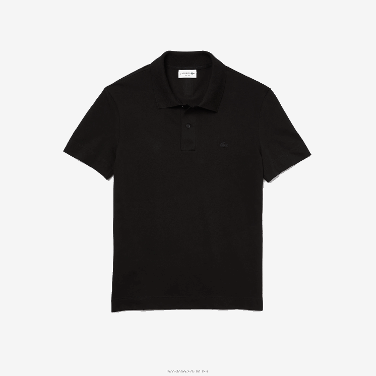 Lacoste slim fit piqué polo van biologisch stretchkatoen 0828H598 zwart 031 Heren
