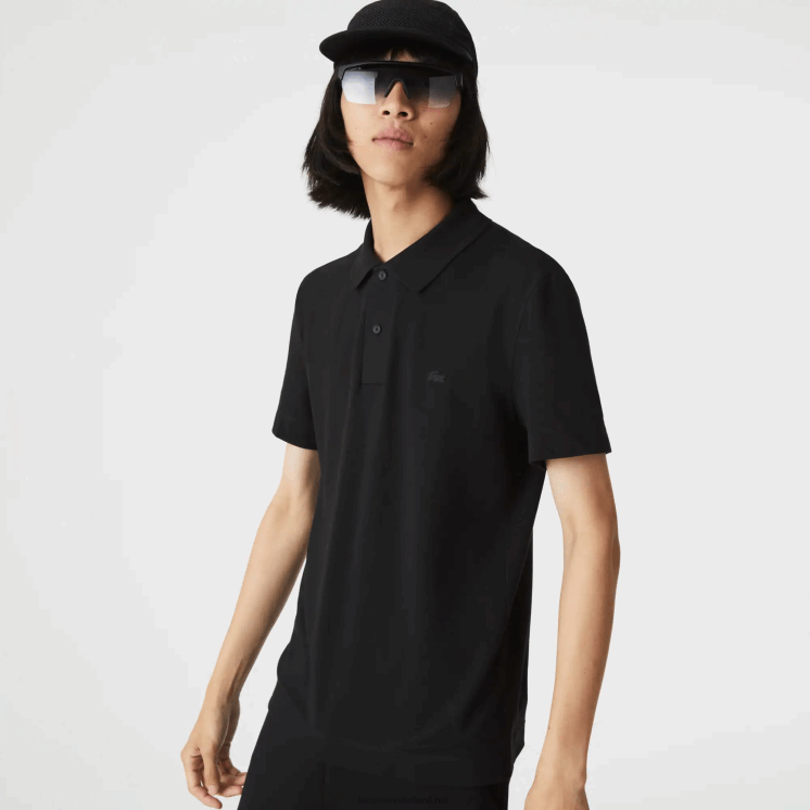Lacoste slim fit piqué polo van biologisch stretchkatoen 0828H598 zwart 031 Heren