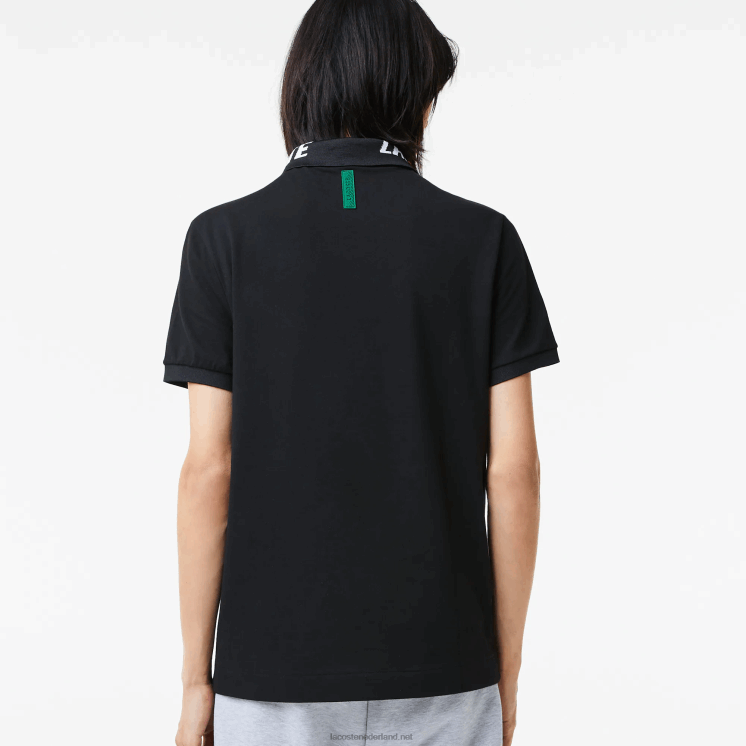 Lacoste slim fit stretch piqué polo van merknaam 0828H777 zwart 031 Heren