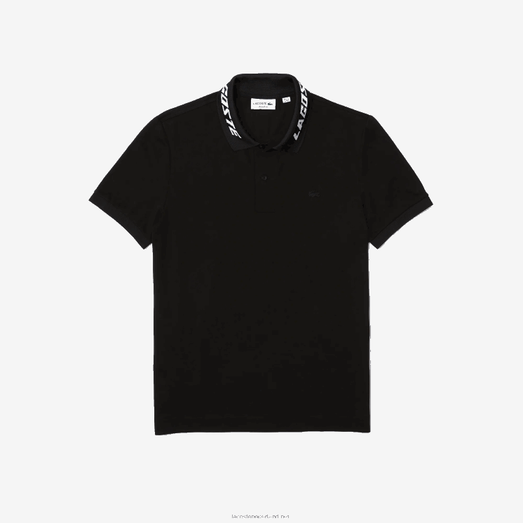 Lacoste slim fit stretch piqué polo van merknaam 0828H777 zwart 031 Heren