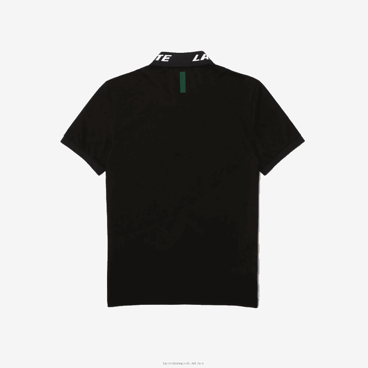 Lacoste slim fit stretch piqué polo van merknaam 0828H777 zwart 031 Heren
