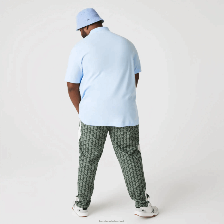 Lacoste smart paris piqué polo van stretchkatoen 0828H632 lichtblauw t01 Heren