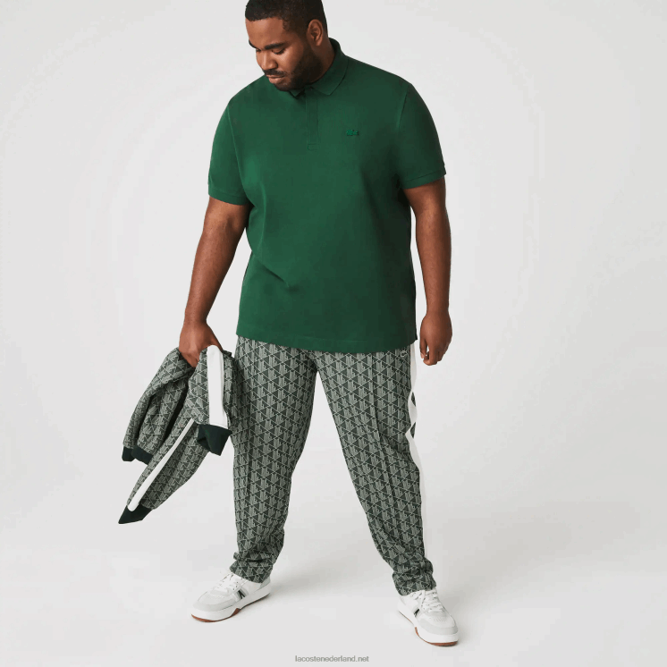Lacoste smart paris piqué polo van stretchkatoen 0828H658 groen 132 Heren