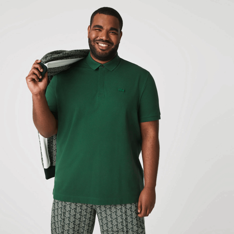 Lacoste smart paris piqué polo van stretchkatoen 0828H658 groen 132 Heren