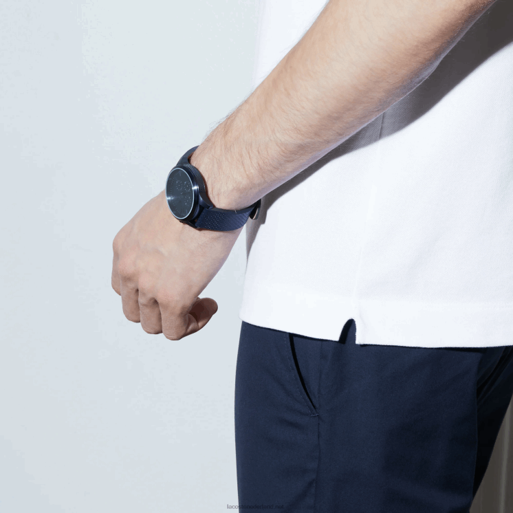 Lacoste smart paris piqué polo van stretchkatoen 0828H80 wit 001 Heren
