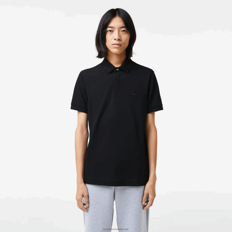 Lacoste smart paris piqué polo van stretchkatoen 0828H81 zwart 031 Heren