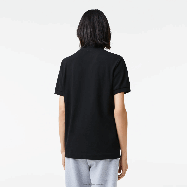 Lacoste smart paris piqué polo van stretchkatoen 0828H81 zwart 031 Heren