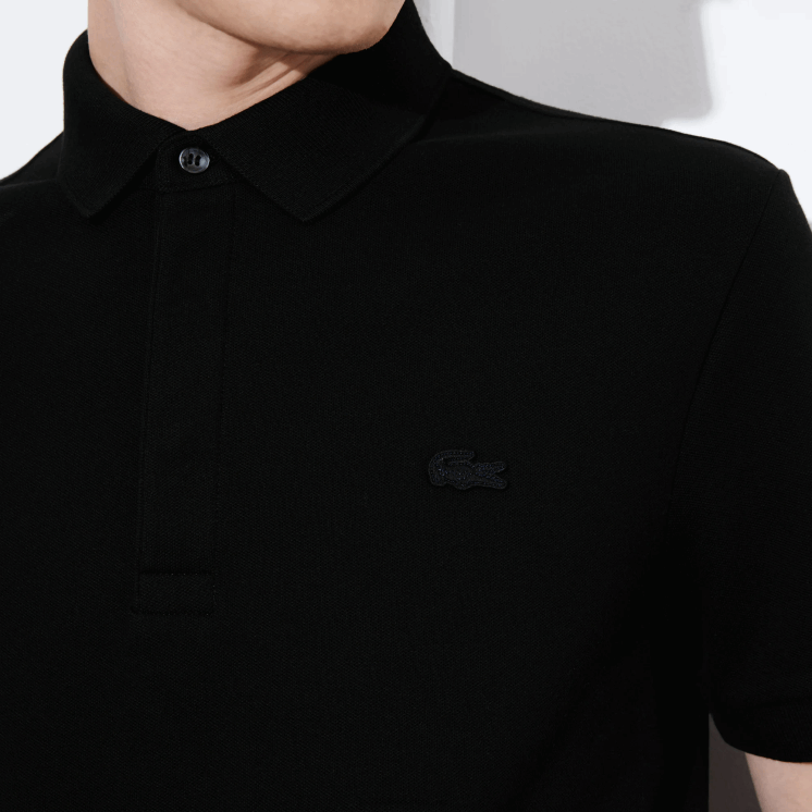 Lacoste smart paris piqué polo van stretchkatoen 0828H81 zwart 031 Heren