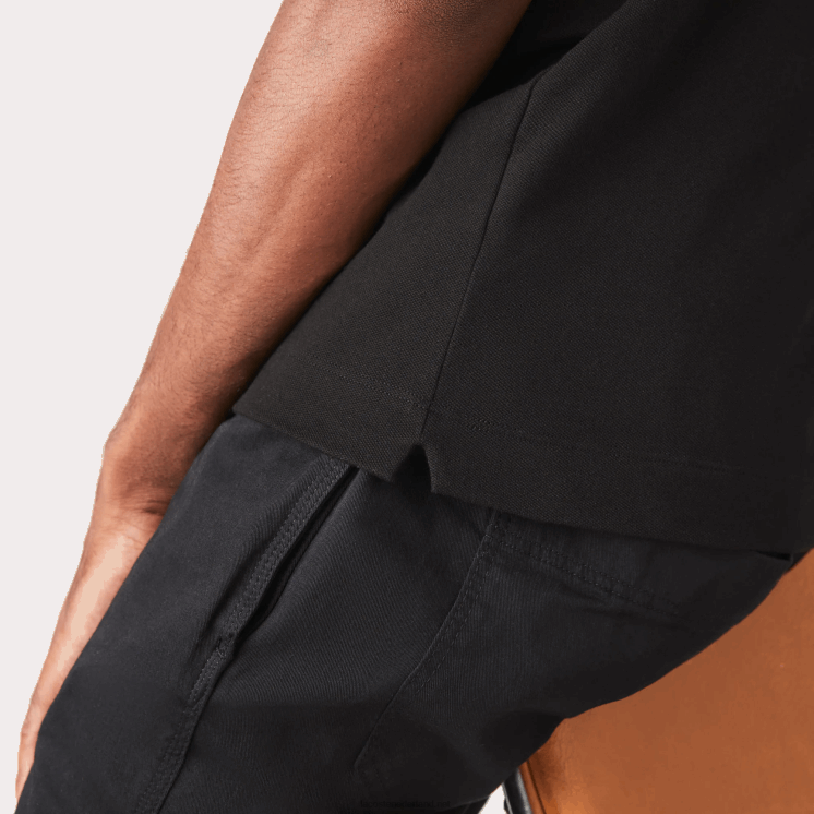 Lacoste smart paris piqué polo van stretchkatoen 0828H81 zwart 031 Heren