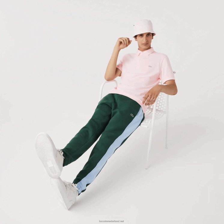 Lacoste smart paris piqué polo van stretchkatoen 0828H835 lichtroze t03 Heren