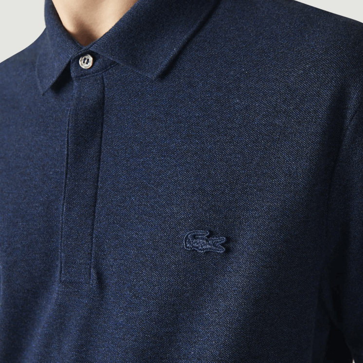 Lacoste smart paris piqué polo van stretchkatoen 0828H931 blauwe rug 3gf Heren