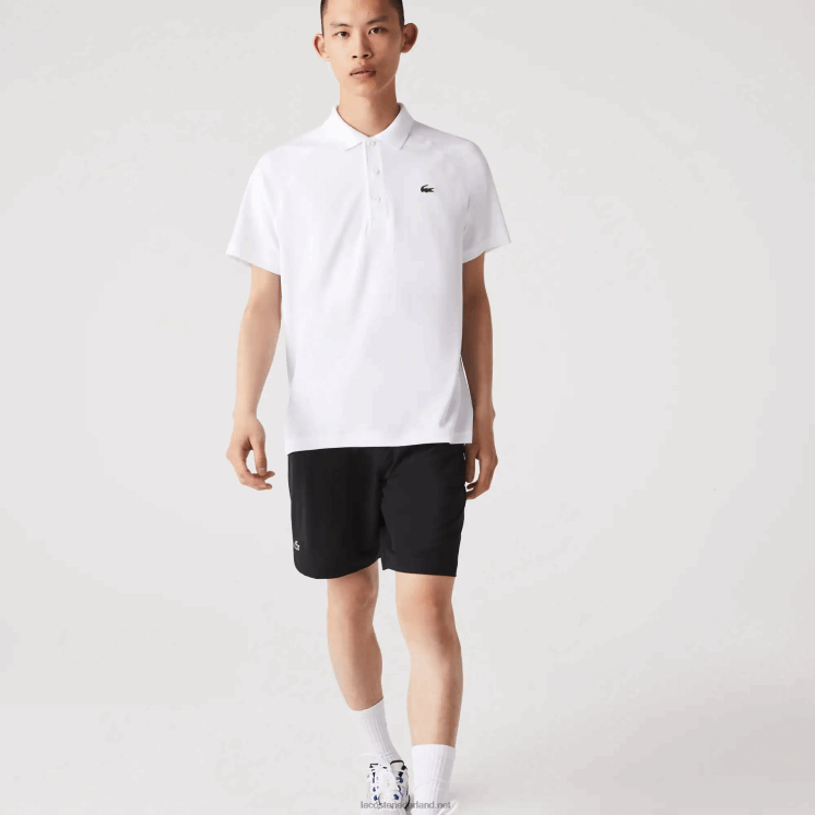Lacoste sport ademende slijtvaste interlock polo 0828H164 wit 001 Heren