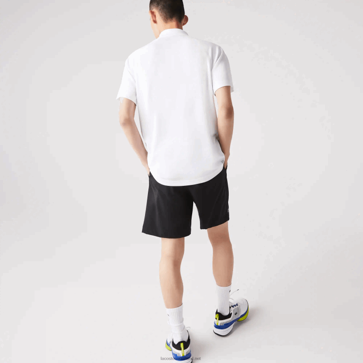 Lacoste sport ademende slijtvaste interlock polo 0828H164 wit 001 Heren