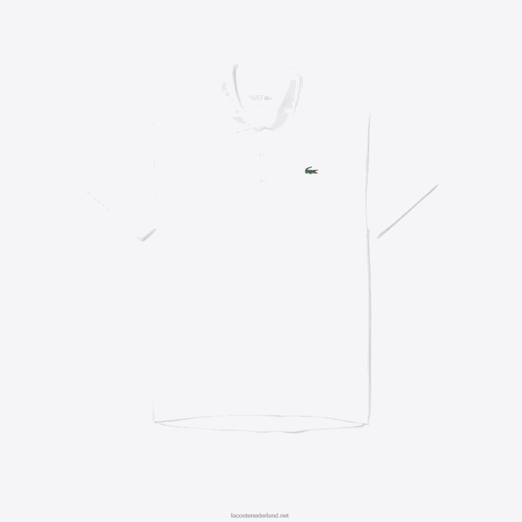 Lacoste sport ademende slijtvaste interlock polo 0828H164 wit 001 Heren