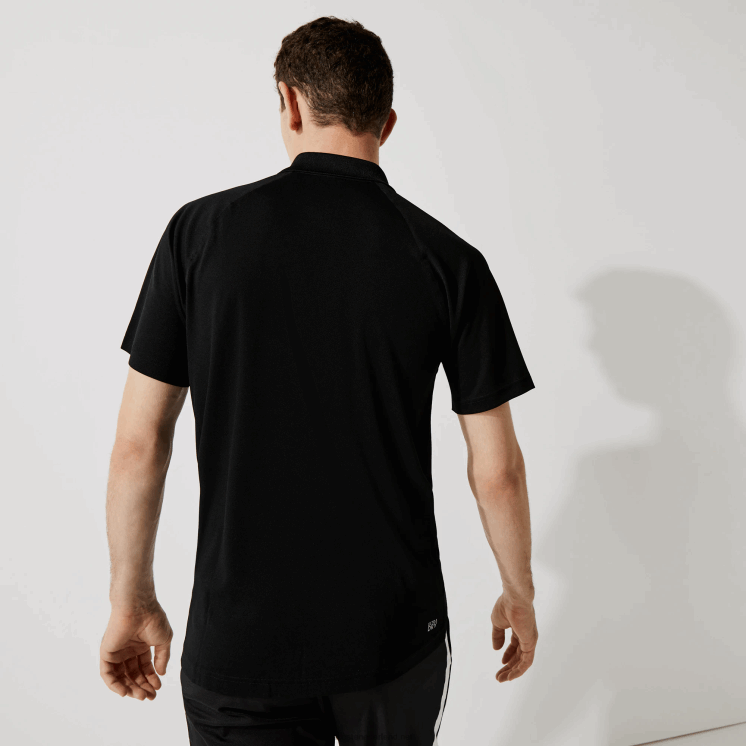 Lacoste sport ademende slijtvaste interlock polo 0828H165 zwart 031 Heren