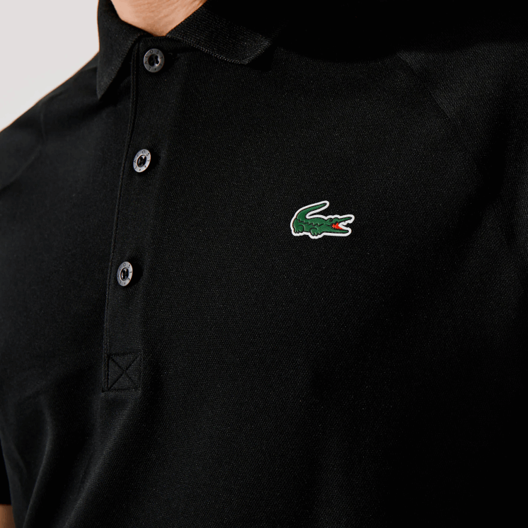 Lacoste sport ademende slijtvaste interlock polo 0828H165 zwart 031 Heren