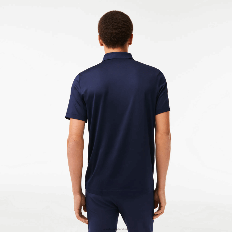 Lacoste sport jersey golfpoloshirt 0828H596 marineblauw wit 525 Heren