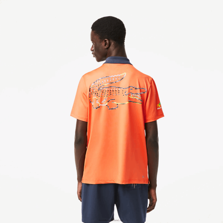 Lacoste sport miami open editie polo 0828H244 oranje 5qp Heren