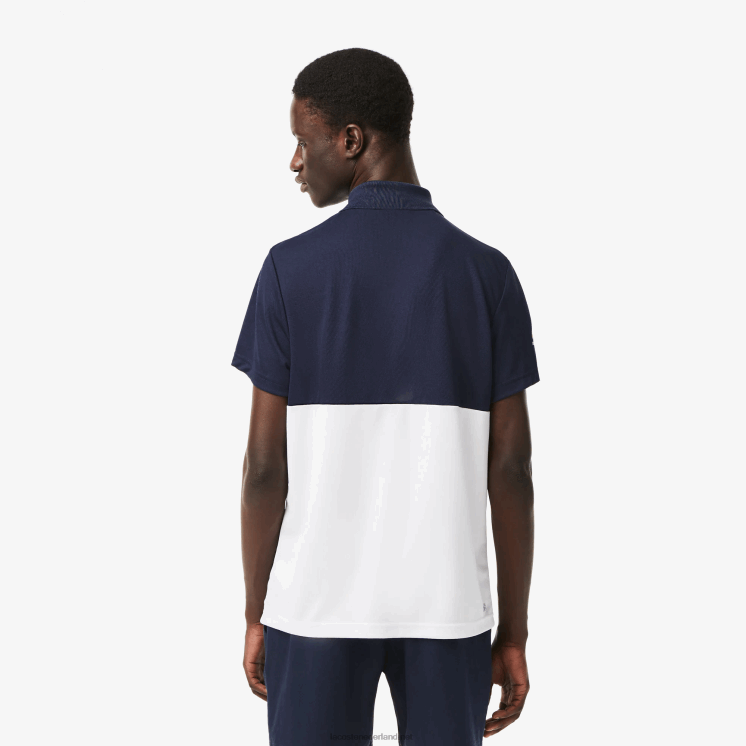 Lacoste sport miami open edition gestreept poloshirt 0828H238 blauw groen wit t3i Heren