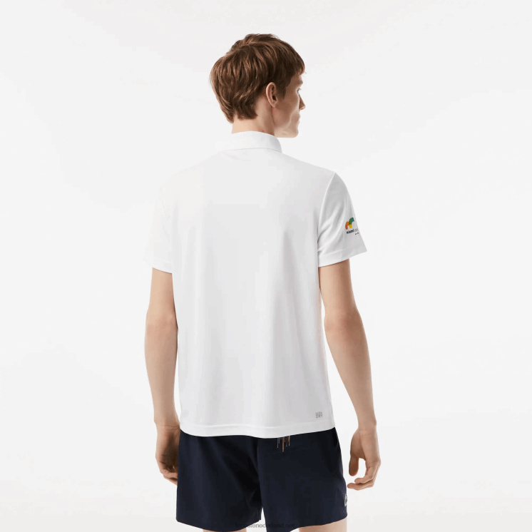 Lacoste sport miami pique polo met open editie 0828H205 wit 001 Heren