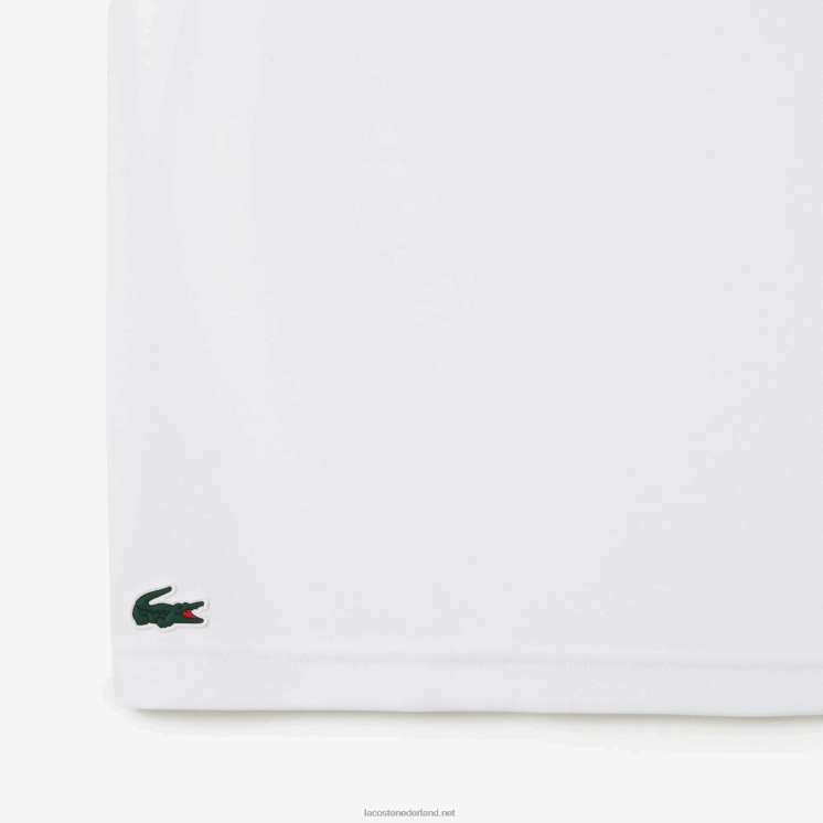Lacoste sport miami pique polo met open editie 0828H205 wit 001 Heren