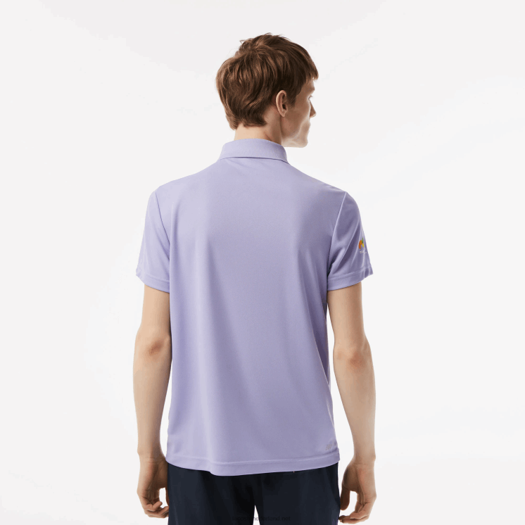 Lacoste sport miami pique polo met open editie 0828H207 paars 3k0 Heren