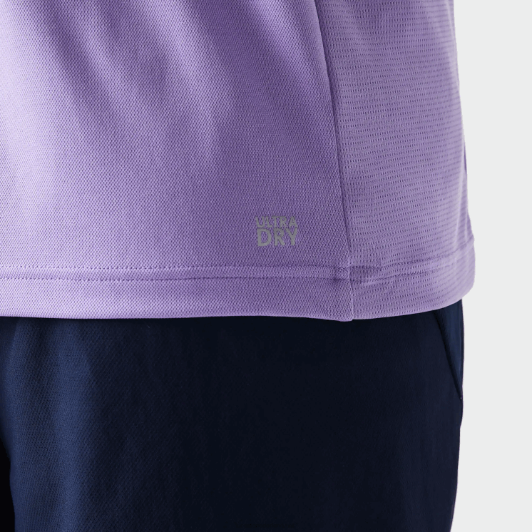 Lacoste sport thermoregulerende ultradroge piqué tennispolo 0828H869 paars marineblauw 6gp Heren