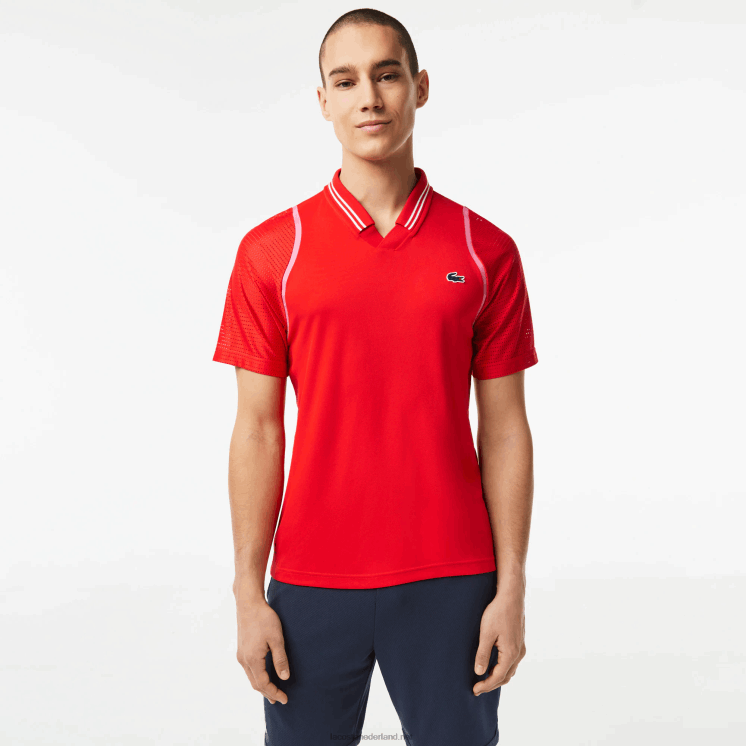 Lacoste tennis x daniil medvedev polo 0828H233 rode s5h Heren