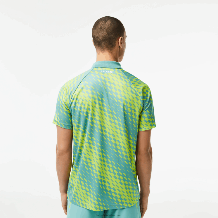 Lacoste tennis x novak djokovic fan versie polo 0828H111 munt zli Heren