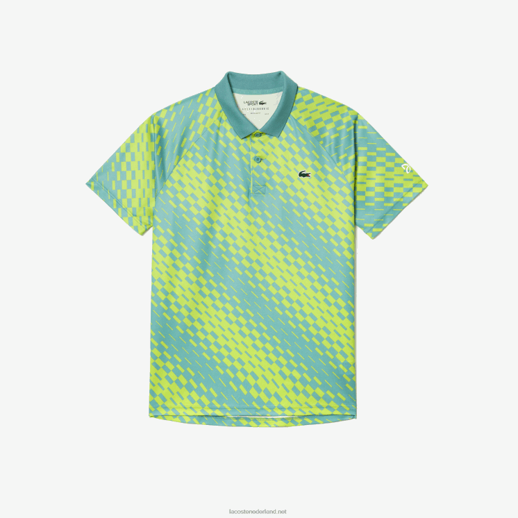 Lacoste tennis x novak djokovic fan versie polo 0828H111 munt zli Heren