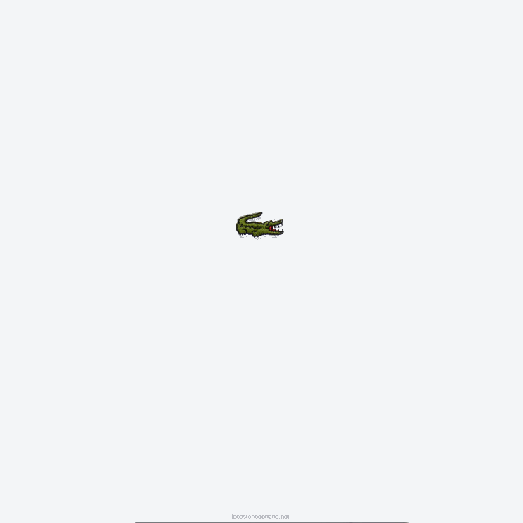 Lacoste hoog uitgesneden sokken van een katoenmix 0828H1658 wit 001 Heren