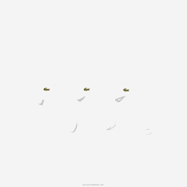 Lacoste laag uitgesneden sportsokken 3-pack 0828H511 witte z92 Heren