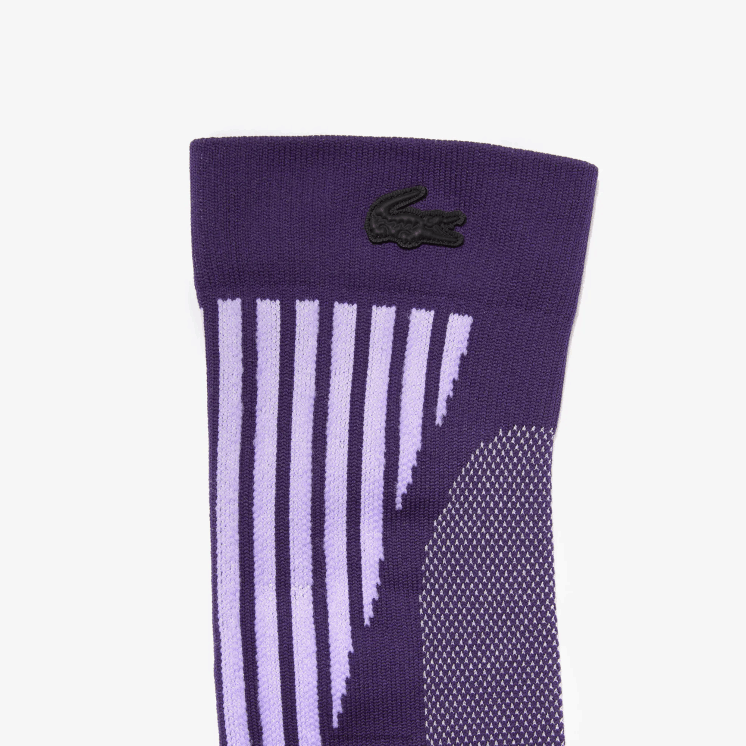 Lacoste sportsokken 0828H1667 zwart geel paars 6qh Heren
