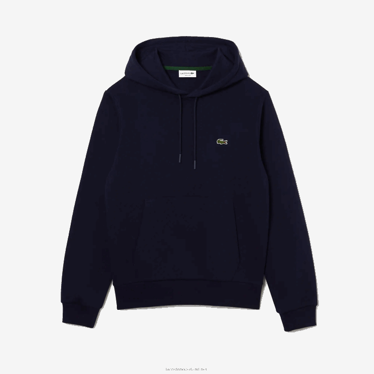 Lacoste Sweatshirt met capuchon van biologisch katoen 0828H264 marineblauw 166 Heren