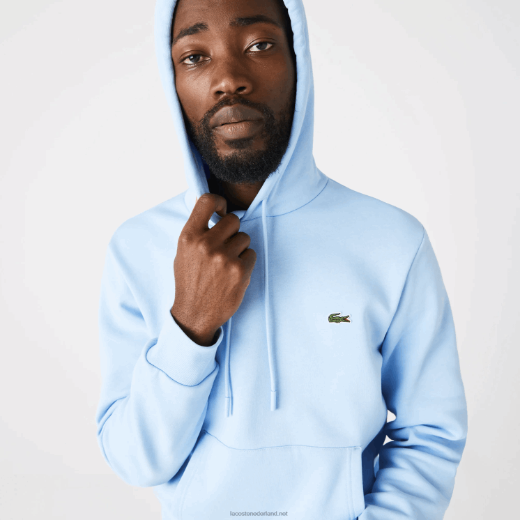 Lacoste Sweatshirt met capuchon van biologisch katoen 0828H267 blauwe hbp Heren