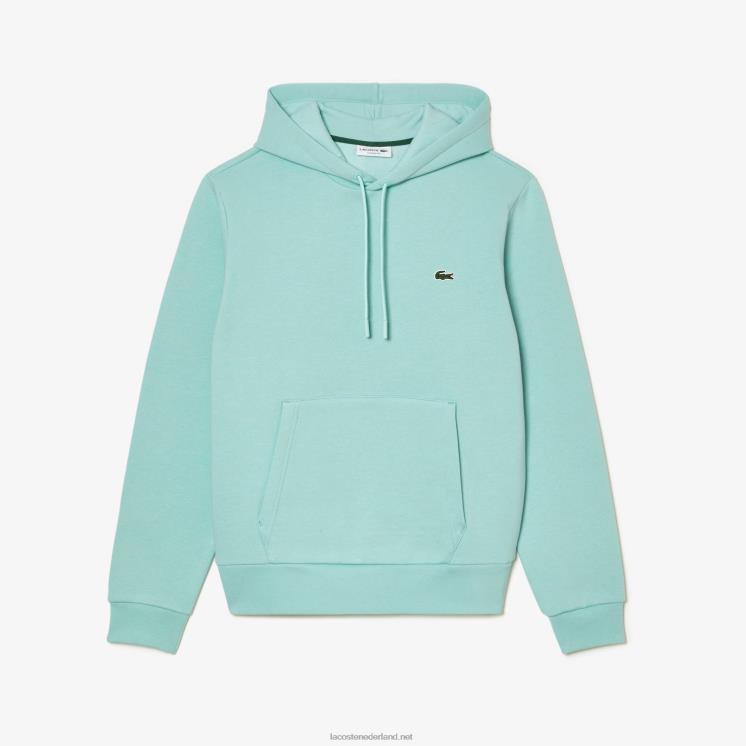 Lacoste Sweatshirt met capuchon van biologisch katoen 0828H294 mint lgf Heren