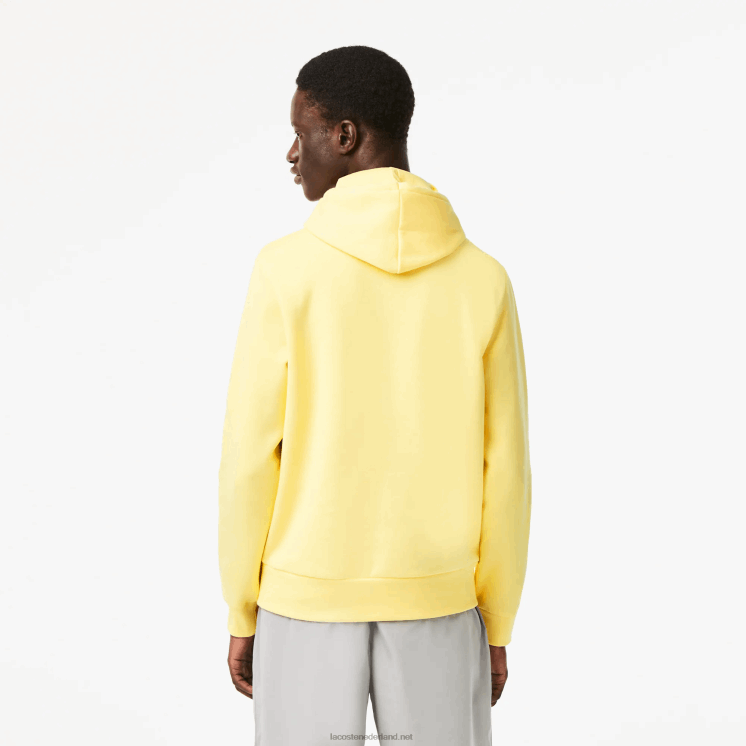 Lacoste Sweatshirt met capuchon van biologisch katoen 0828H310 geel 107 Heren