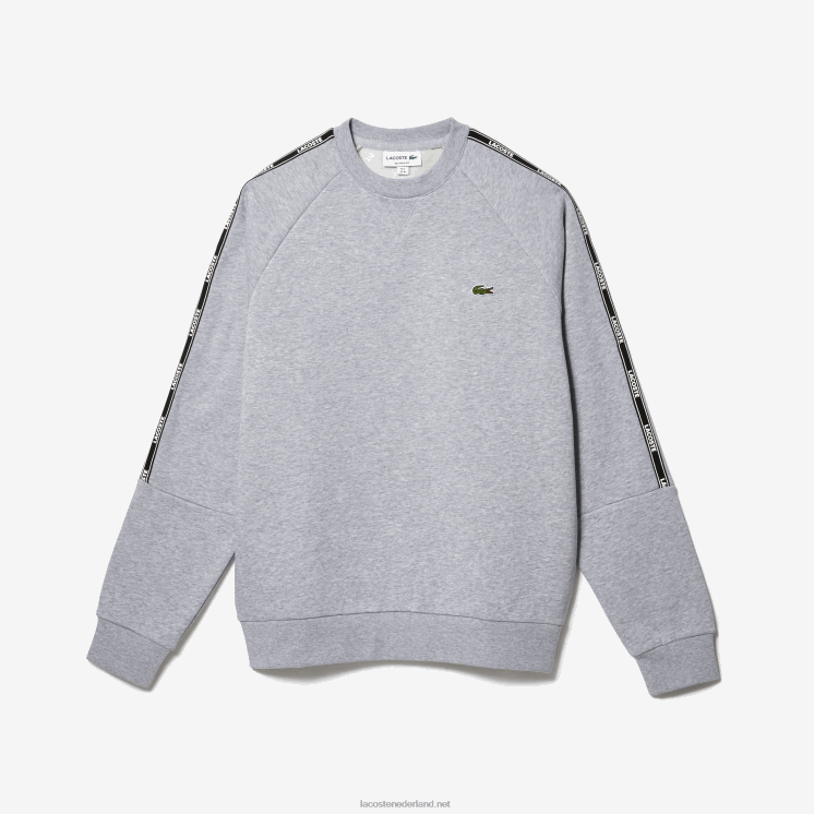Lacoste katoenen sweatshirt 0828H1246 grijze chine ca Heren