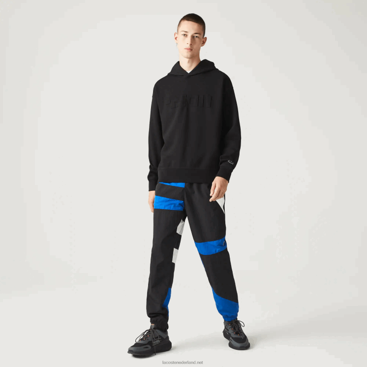 Lacoste losvallend sweatshirt met capuchon 0828H1053 zwart 031 Heren