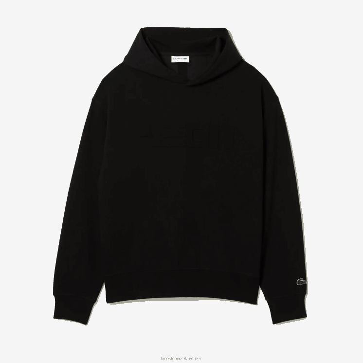 Lacoste losvallend sweatshirt met capuchon 0828H1053 zwart 031 Heren